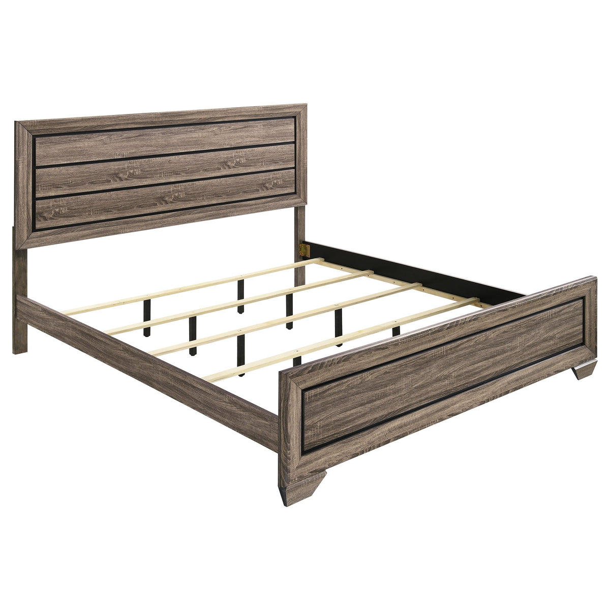 Kauffman Wood Panel Bed