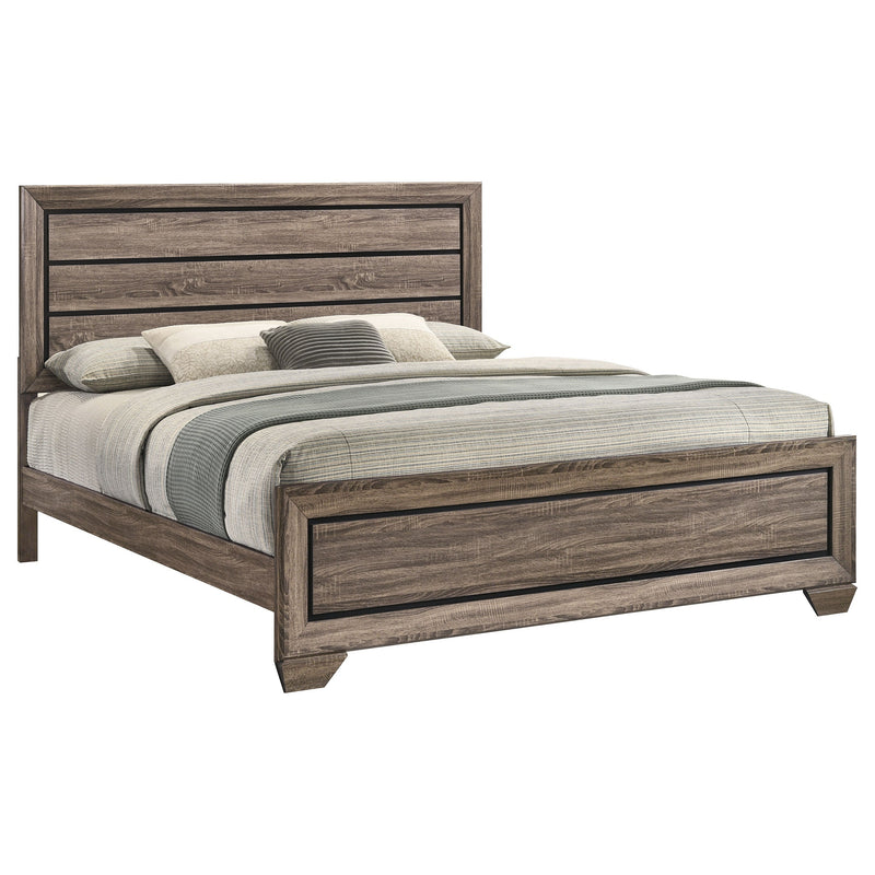 Kauffman Wood Panel Bed