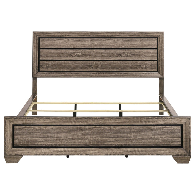 Kauffman Wood Panel Bed