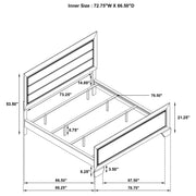 Kauffman Wood Panel Bed