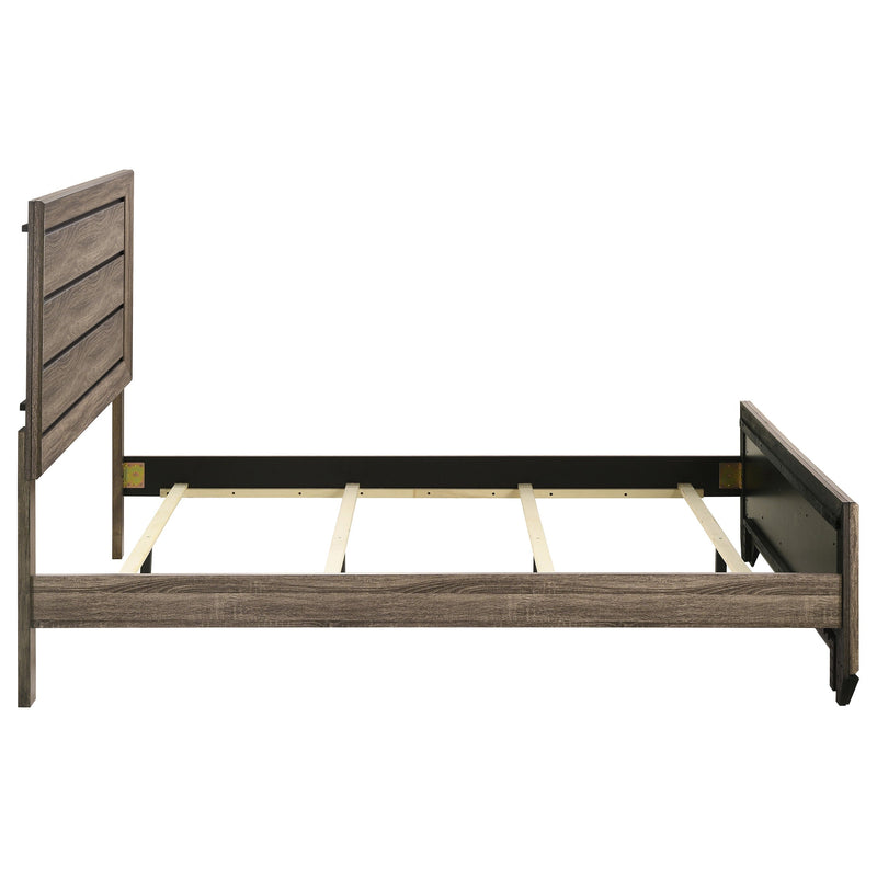 Kauffman Wood Panel Bed