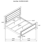 Kauffman Wood Panel Bed