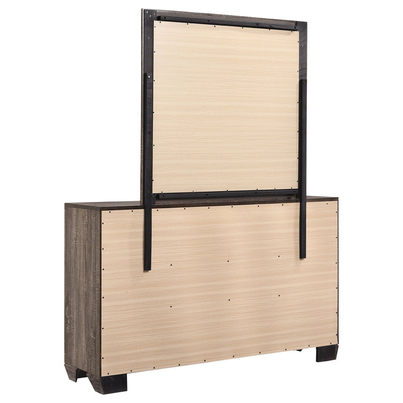 Kauffman 6-drawer Dresser with Mirror