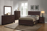 Kauffman Bedroom Set Dark Cocoa California King 5-piece