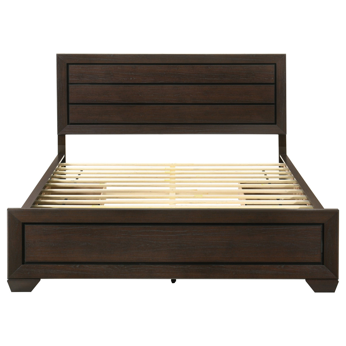 Kauffman Wood Storage Panel Bed