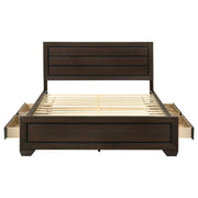 Kauffman Wood Storage Panel Bed