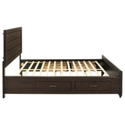Kauffman Wood Storage Panel Bed
