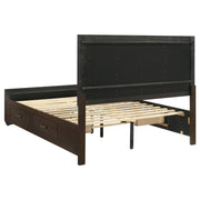 Kauffman Wood Storage Panel Bed