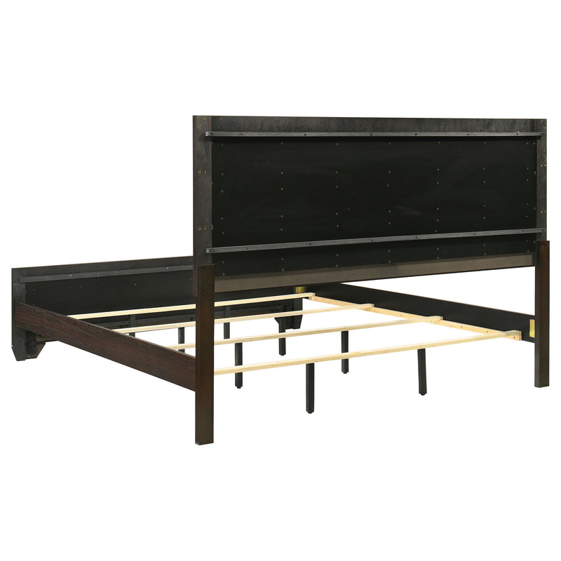 Kauffman Wood Panel Bed