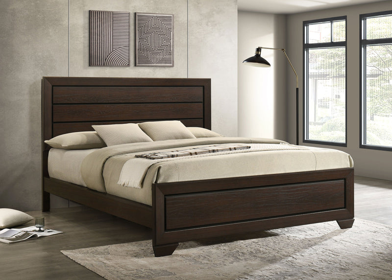 Kauffman Wood Panel Bed
