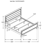 Kauffman Wood Panel Bed