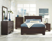 Kauffman Bedroom Set Dark Cocoa Queen 5-piece