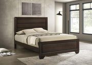Kauffman Wood Panel Bed Dark Cocoa Queen