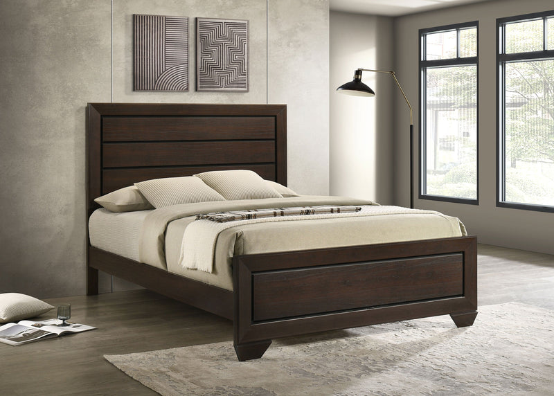 Kauffman Wood Panel Bed