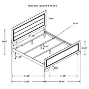 Kauffman Wood Panel Bed