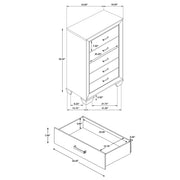 Kauffman 5-drawer Bedroom Chest