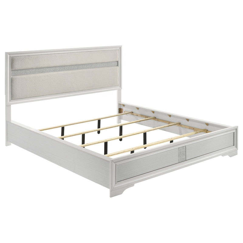 Miranda 54-inch Upholstered Panel Bed
