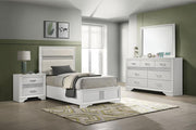 Miranda Bedroom Set White Twin 4-piece