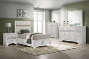 Miranda 54-inch Upholstered Panel Bed