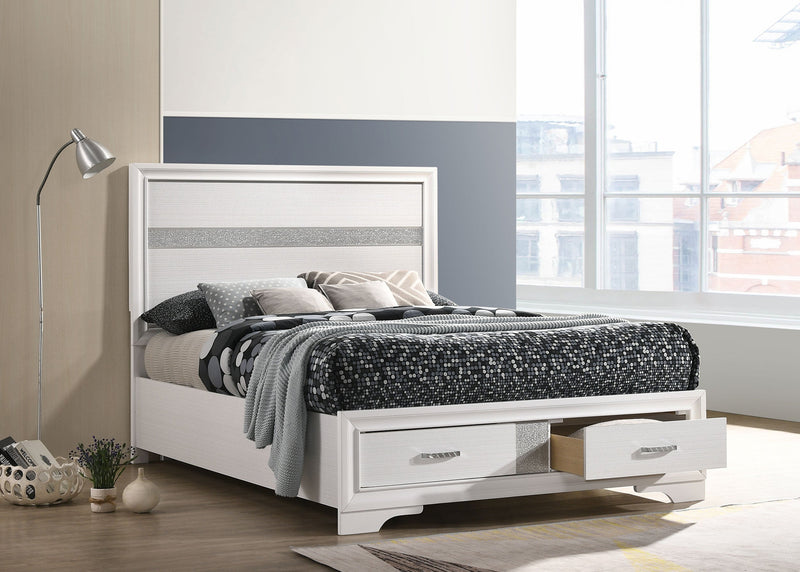 Miranda 51-inch Wood Storage Panel Bed