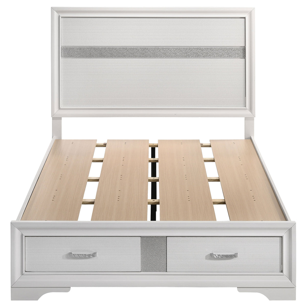 Miranda 51-inch Wood Storage Panel Bed
