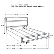 Miranda 51-inch Wood Storage Panel Bed
