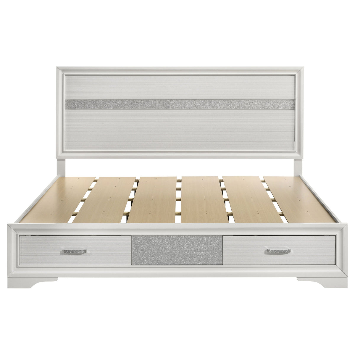Miranda 51-inch Wood Storage Panel Bed