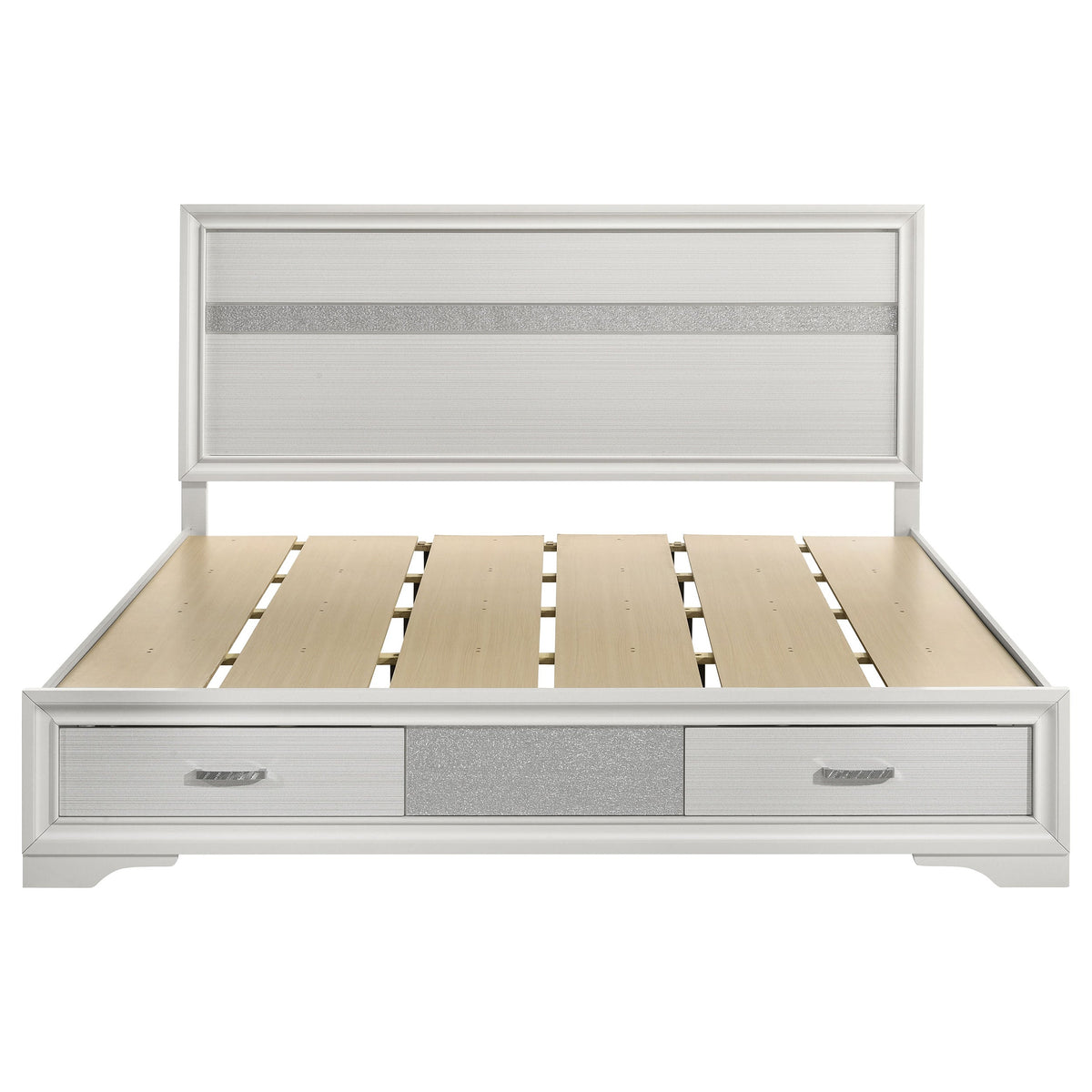 Miranda 51-inch Wood Storage Panel Bed