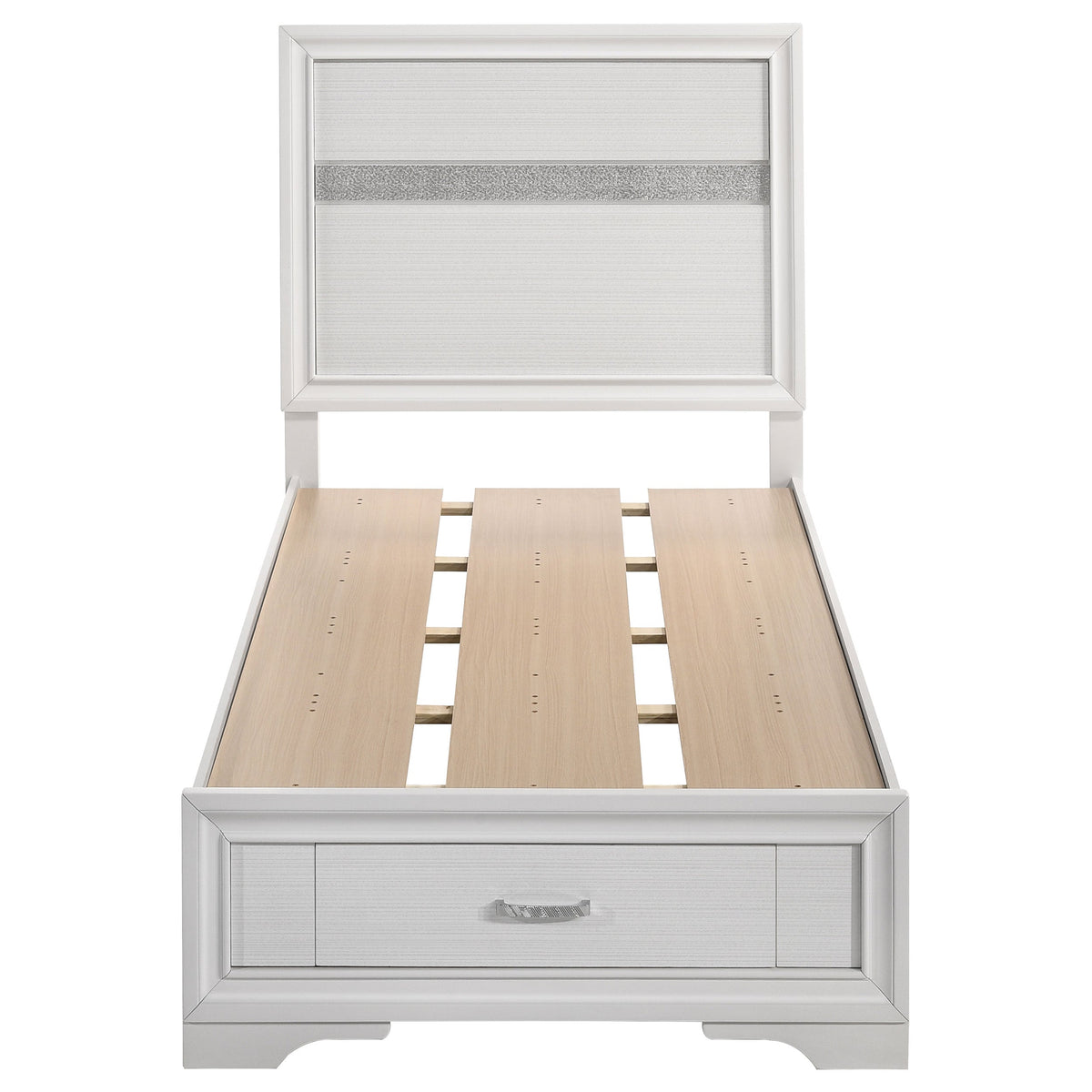 Miranda 51-inch Wood Storage Panel Bed