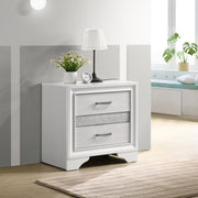 Miranda 3-drawer Nightstand Bedside Table White