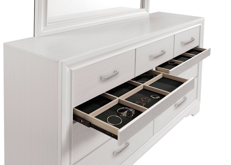 Miranda 7-drawer Dresser with Mirror