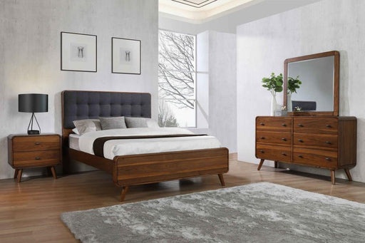 Robyn Bedroom Set Dark Walnut Full 4-piece