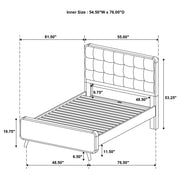 Robyn Wood Platform Bed