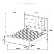 Robyn Wood Platform Bed