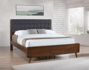 Robyn Wood Platform Bed Dark Walnut California King