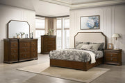 Garland Bedroom Set Brown Cherry Eastern King 5-piece