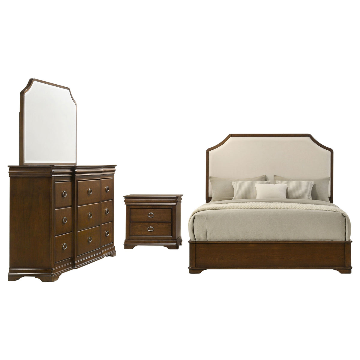 Garland Bedroom Set Brown Cherry