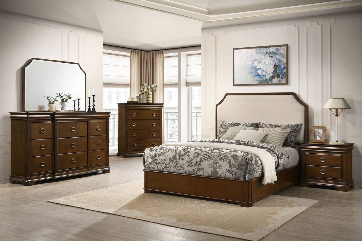 Garland Bedroom Set Brown Cherry