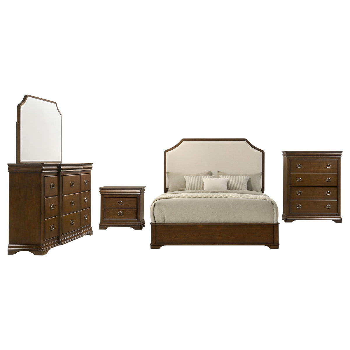 Garland Bedroom Set Brown Cherry