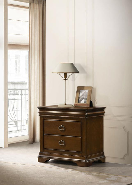 Garland 3-drawer Nightstand Bedside Table Brown Cherry Default Title