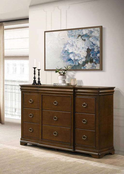 Garland 11-drawer Bedroom Dresser Cabinet Brown Cherry Default Title