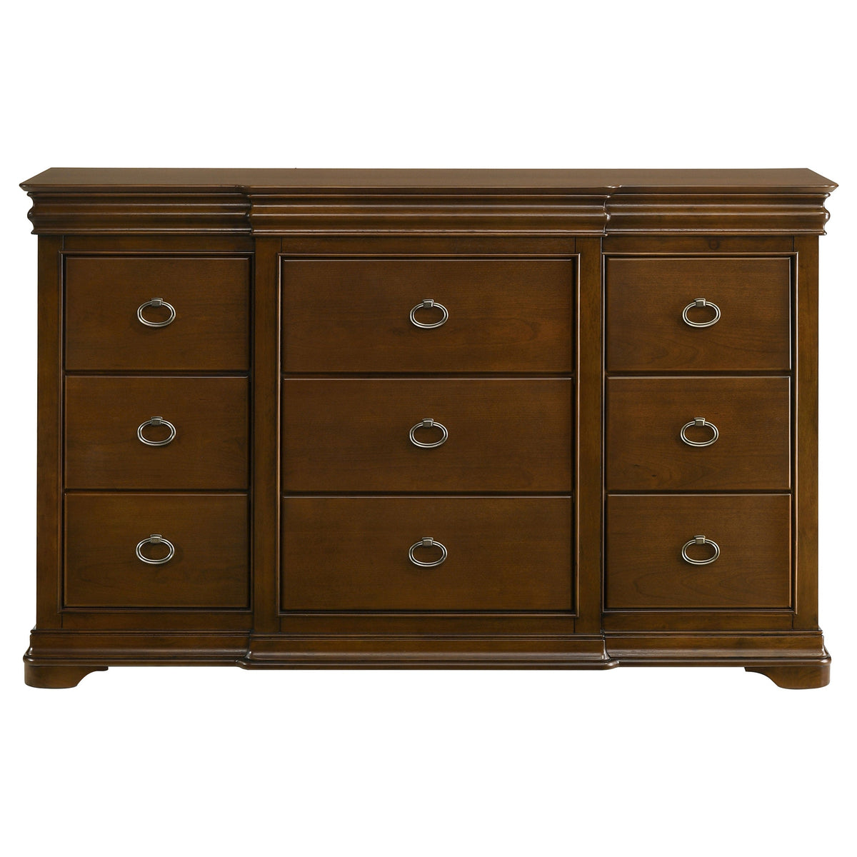 Garland 11-drawer Bedroom Dresser Cabinet Brown Cherry