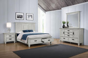 Franco Bedroom Set Distressed Eastern King 4-piece
