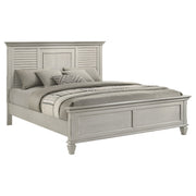 Franco Wood Panel Bed Distressed