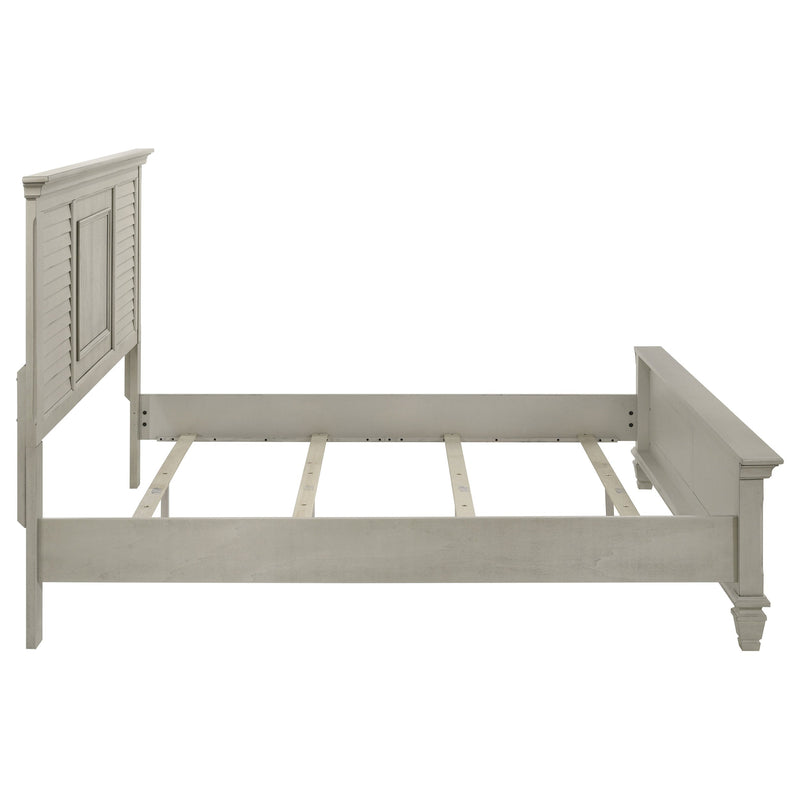 Franco Wood Panel Bed Distressed