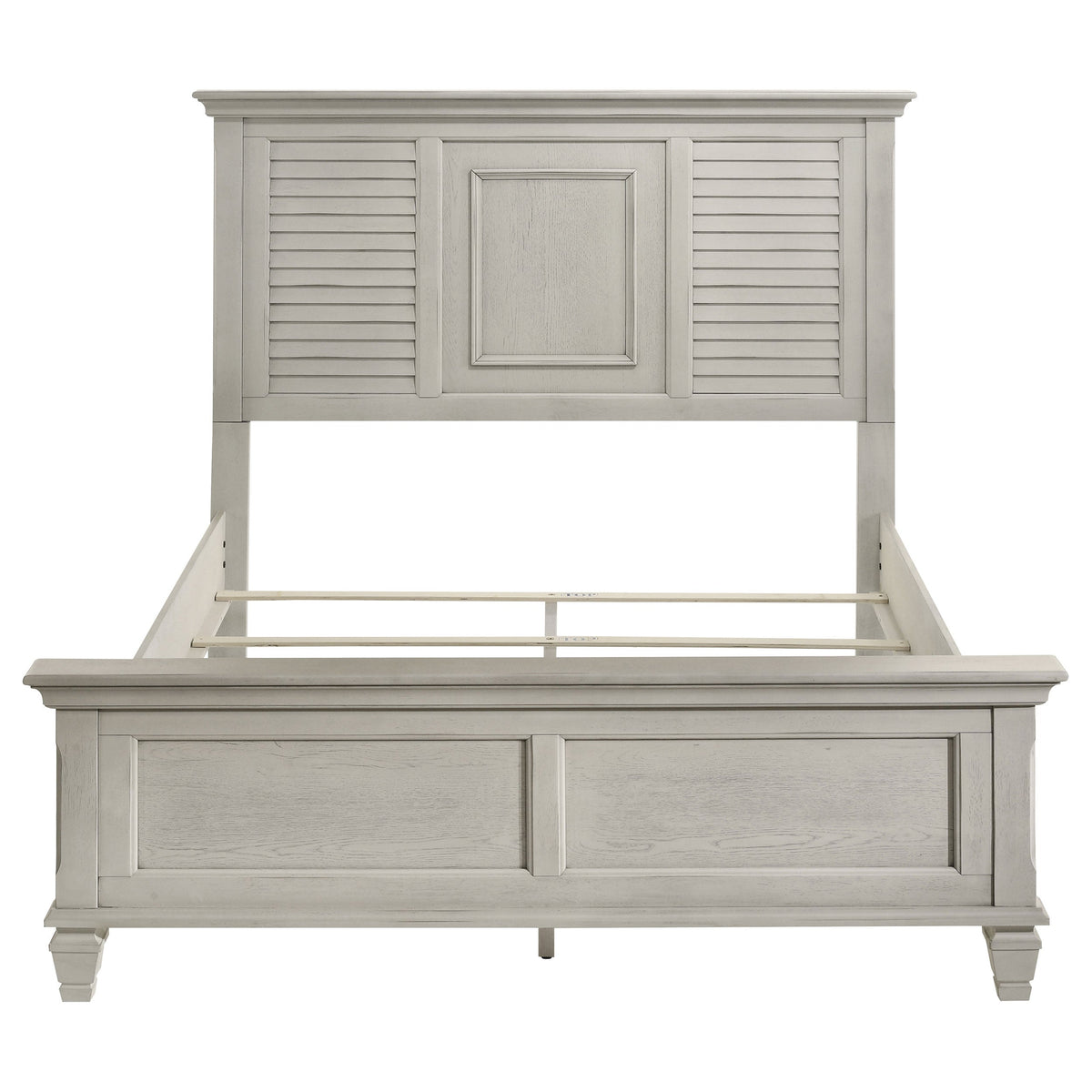 Franco Wood Panel Bed Distressed