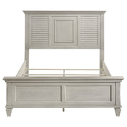Franco Wood Panel Bed Distressed
