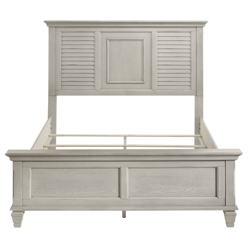 Franco Wood Panel Bed Distressed