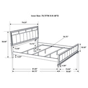Barzini Wood Panel Bed