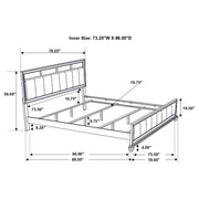 Barzini Wood Panel Bed
